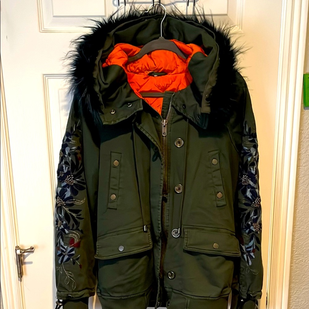 Free People Embroided Coat